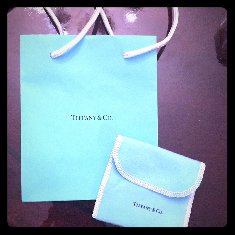 Tiffany & Co Small shopping bag and jewelry pouch